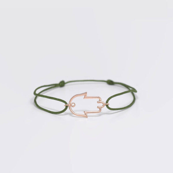 Fatima Eli pırlanta ve altın ip bileklik