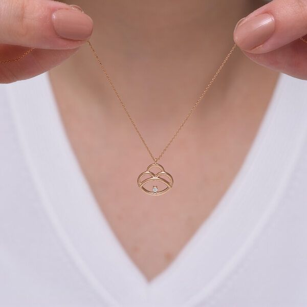 Göz Pırlanta ve Altın Kolye