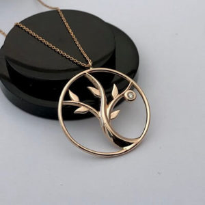 Hayat Ağacı Pırlanta Kolye