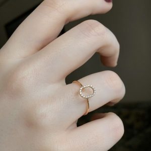 Oval Pırlanta Yüzük