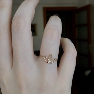 Lotus Pırlanta Yüzük