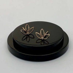 Lotus Pırlanta Küpe