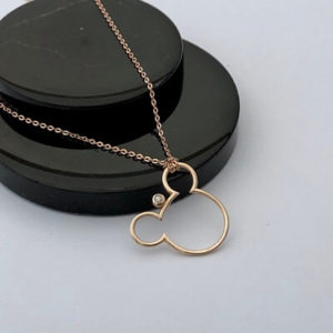 Mickey Pırlanta Kolye