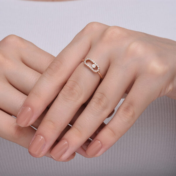 Pırlanta ve altın yüzük