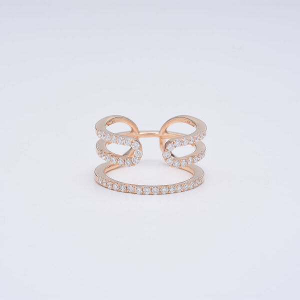 Tasarım pırlanta ve altın yüzük