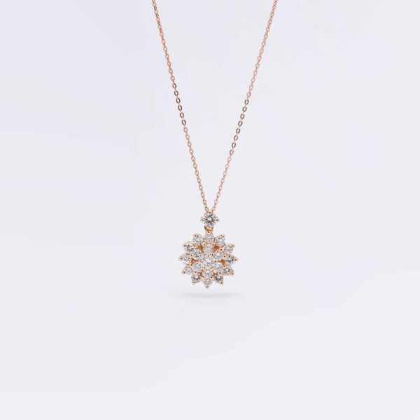 Pırlanta ve altın kolye