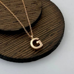 G-Harf Altın Kolye