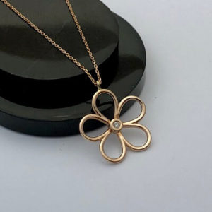 Papatya Pırlanta Kolye