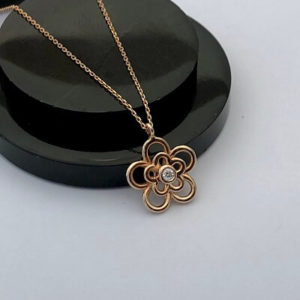 Papatya Pırlanta Kolye