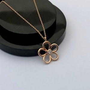 Papatya Pırlanta Kolye