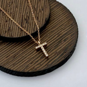 T-Harf Pırlanta Kolye