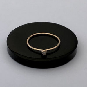 Minik Tek Taş Pırlanta Yüzük