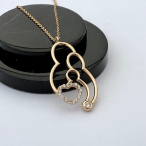 Mutlu Aile Pırlanta Kolye