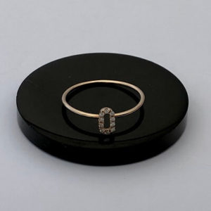 Oval pırlanta Yüzük