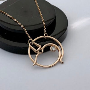 Semazen Pırlanta Kolye