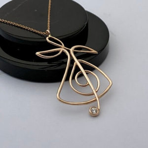 Semazen Pırlanta Kolye