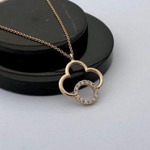 Yonca Pırlanta Kolye