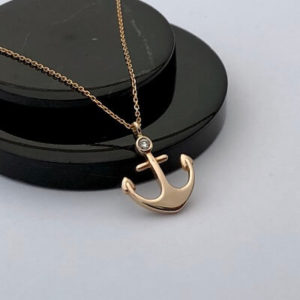 Çapa Pırlanta Kolye