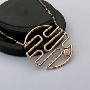 Şans Yolu Pırlanta Kolye