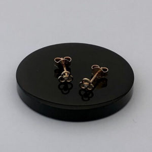 Üç Yuvarlak Pırlanta Küpe