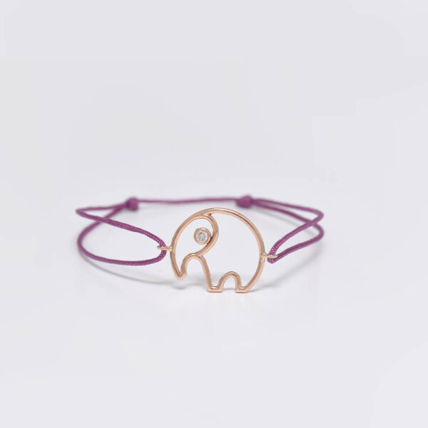 Fil Pırlanta ve Altın İp Bileklik