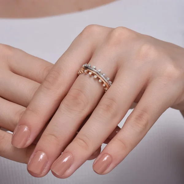 Tasarım pırlanta ve altın yüzük