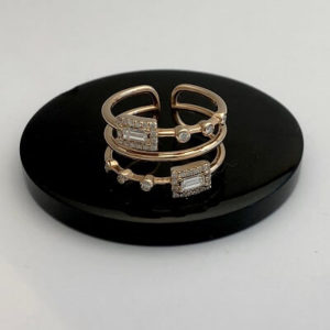 Baget pırlanta yüzük