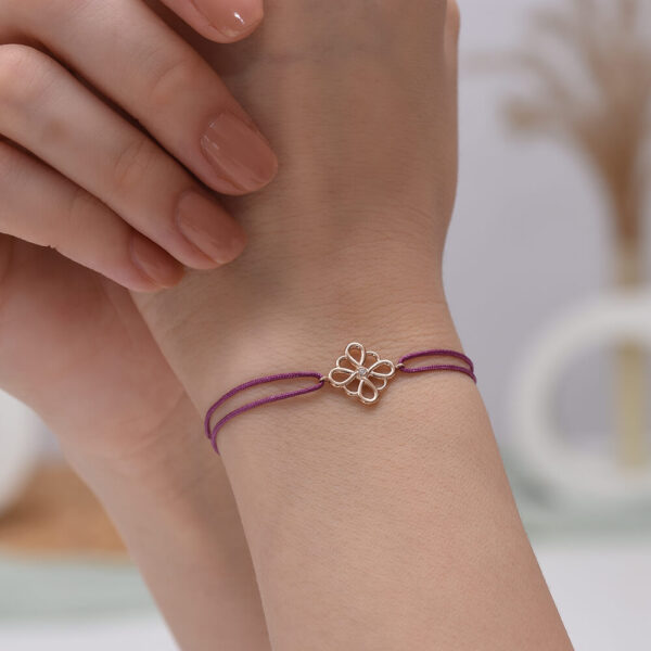 Başarı Pırlanta ve Altın İp Bileklik