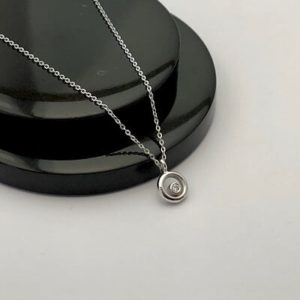 Yuvarlak Pırlanta Kolye