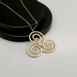 Enerji Pırlanta Kolye