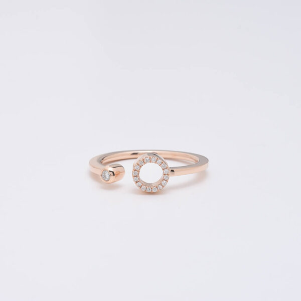 Tasarım pırlanta ve altın yüzük