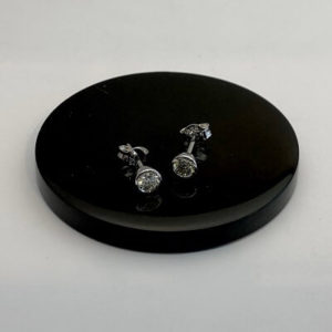 Pırlanta Tek Taş Küpe