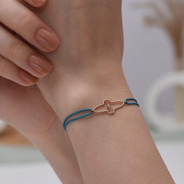 Pırlanta ve Altın İp Bileklik