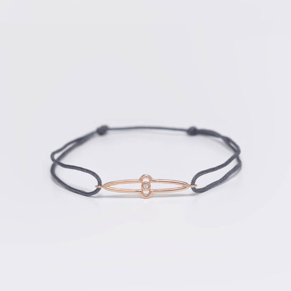 Pırlanta ve Altın İp Bileklik