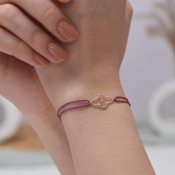 Pırlanta ve Altın İp Bileklik