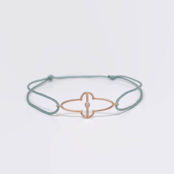 Pırlanta ve Altın İp Bileklik