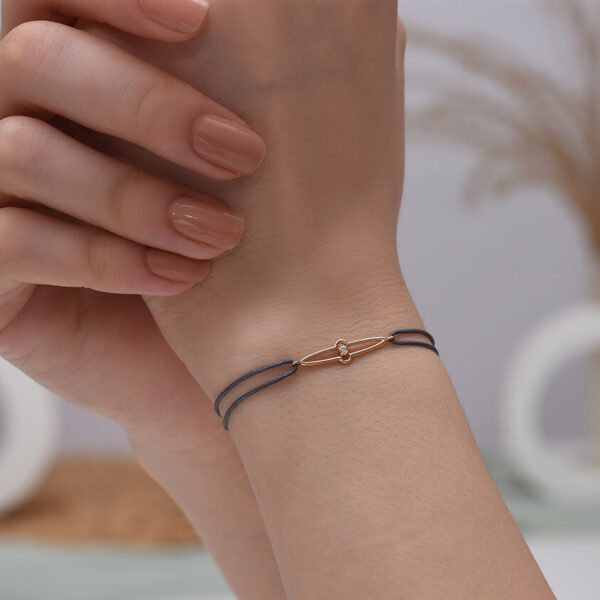 Pırlanta ve Altın İp Bileklik