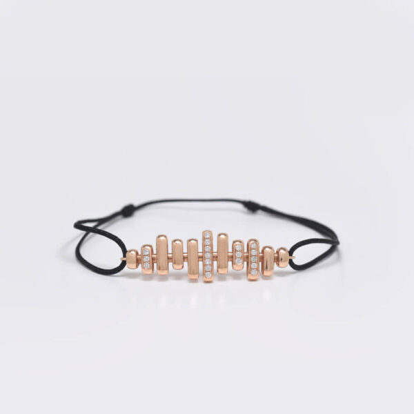 Çubuk Pırlanta ve Altın İp Bileklik