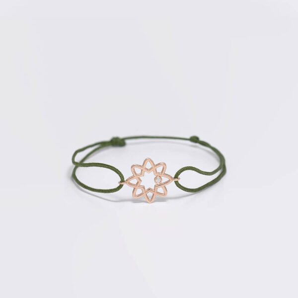 Enerji Pırlanta ve Altın İp Bileklik