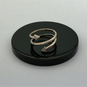 Sarmal Pırlanta ve Altın Yüzük