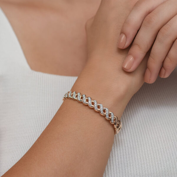 Tasarım Pırlanta ve Altın Bilezik