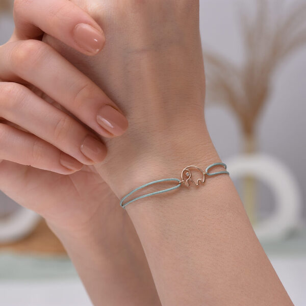 Fil Pırlanta ve Altın İp Bileklik