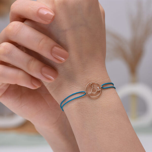 Huzur Pırlanta ve Altın İp Bileklik