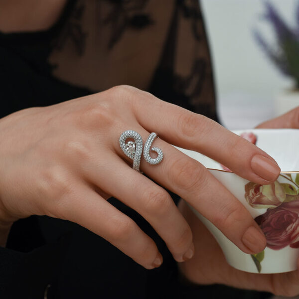 Tasarım Pırlanta & Damla Yüzük