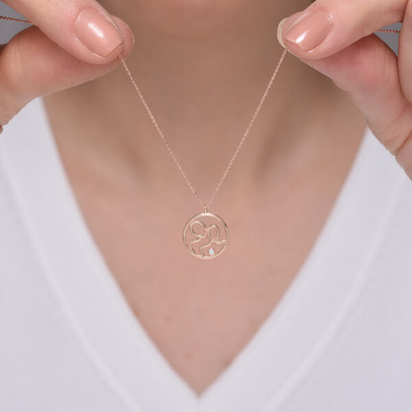 Sen & Ben pırlanta ve altın kolye