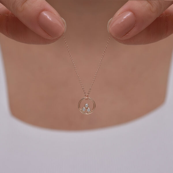 Çintemani Pırlanta ve altın kolye