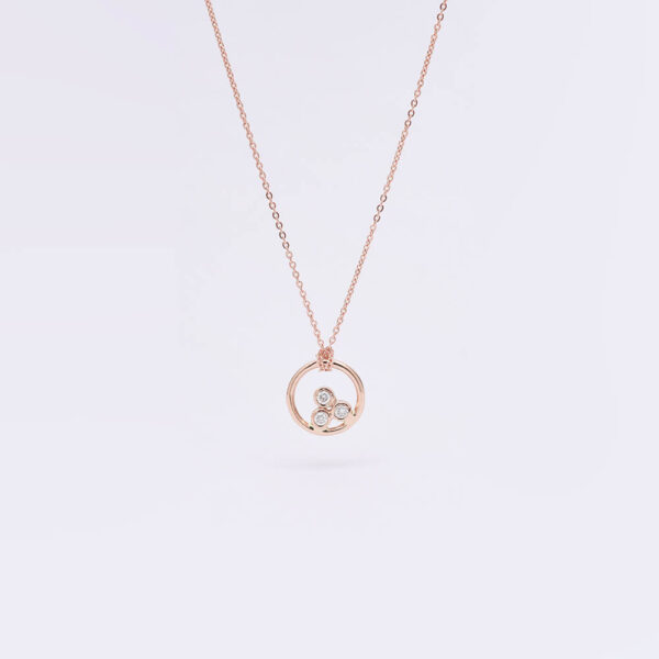 Çintemani Pırlanta ve altın kolye