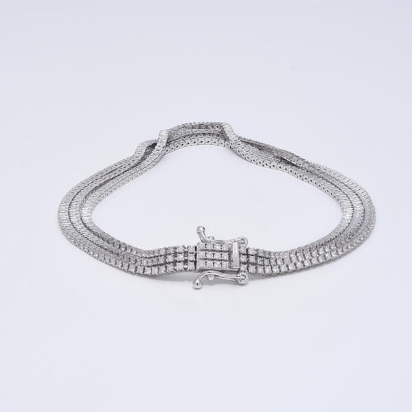 Su yolu pırlanta ve altın bileklik