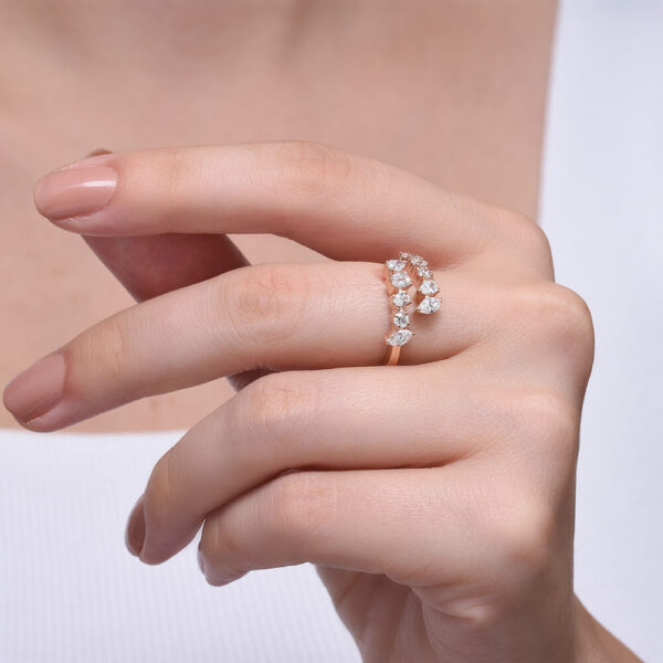 Tasarım Tasarım pırlanta ve altın yüzük