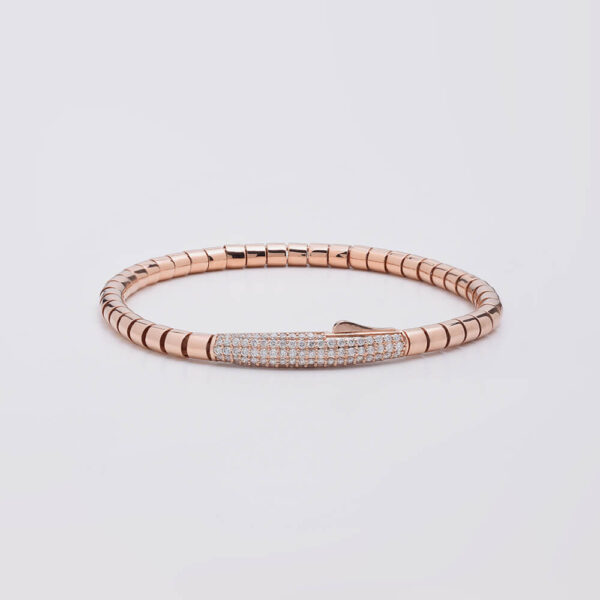 Tasarım pırlanta ve altın bilezik